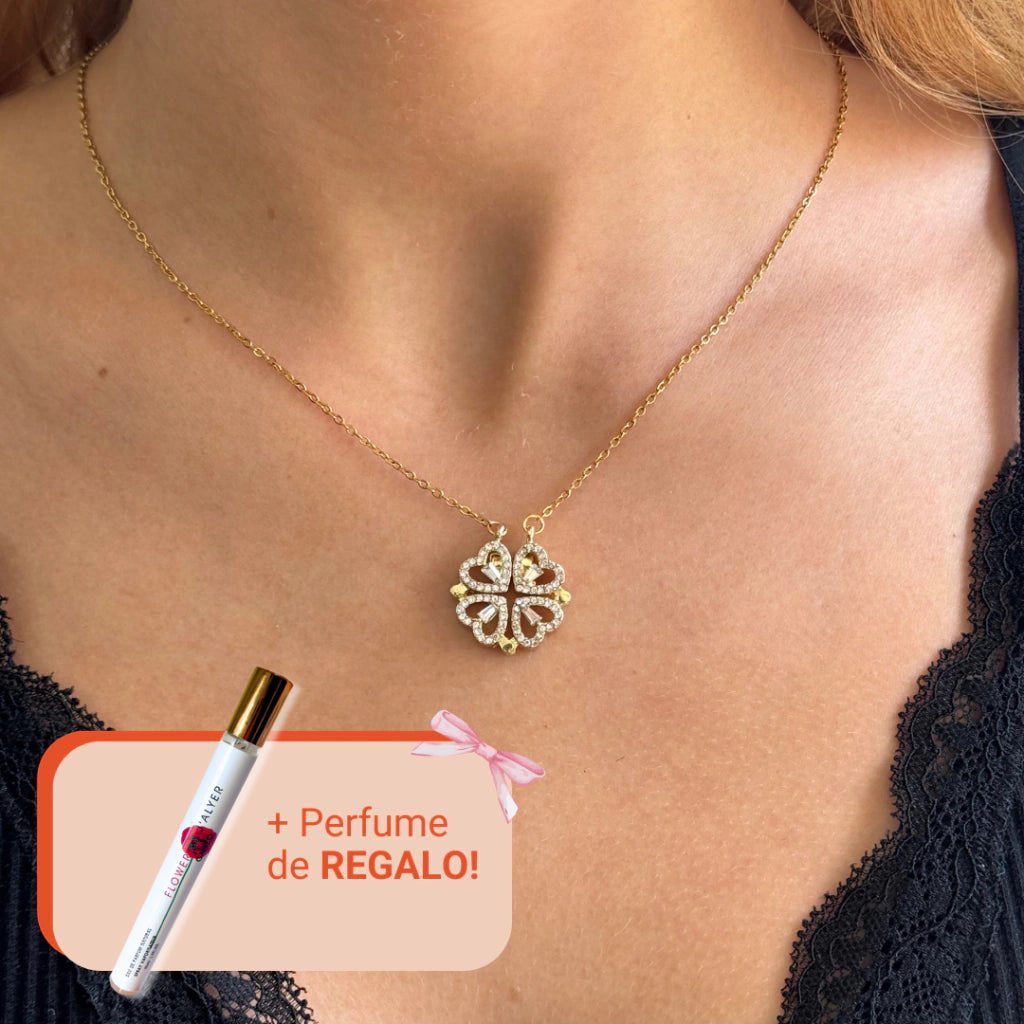 Collar Trébol Imantado® + Perfume de REGALO!